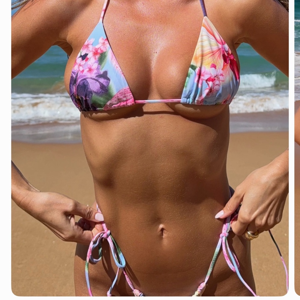 White Fox Boutique Bluebelle Bliss Bikini Set